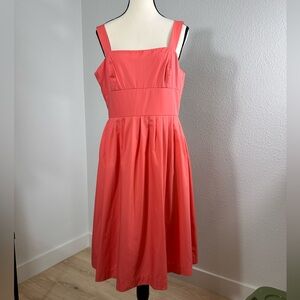 J. Crew Pink Midi Dress